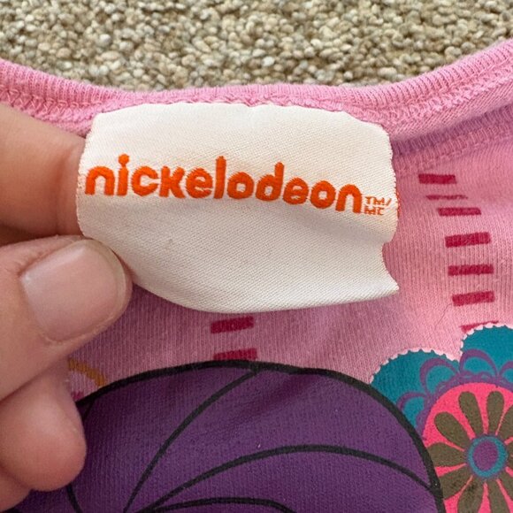 Dora the Explorer Y2K 2000s Long Sleeved Tee by Nickelodeon Size 6 Girls Pink - Picture 4 of 8